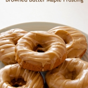 Pumpkin Donuts with Browned Butter Maple Frosting