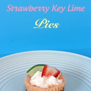 Mini Strawberry Key Lime Pies