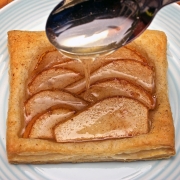 Honey Drenched Pear Tart