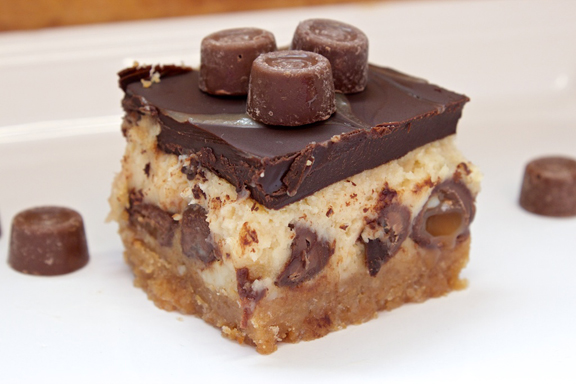 Claudia’s Cookbook- Rolo Cheesecake Brownies 18