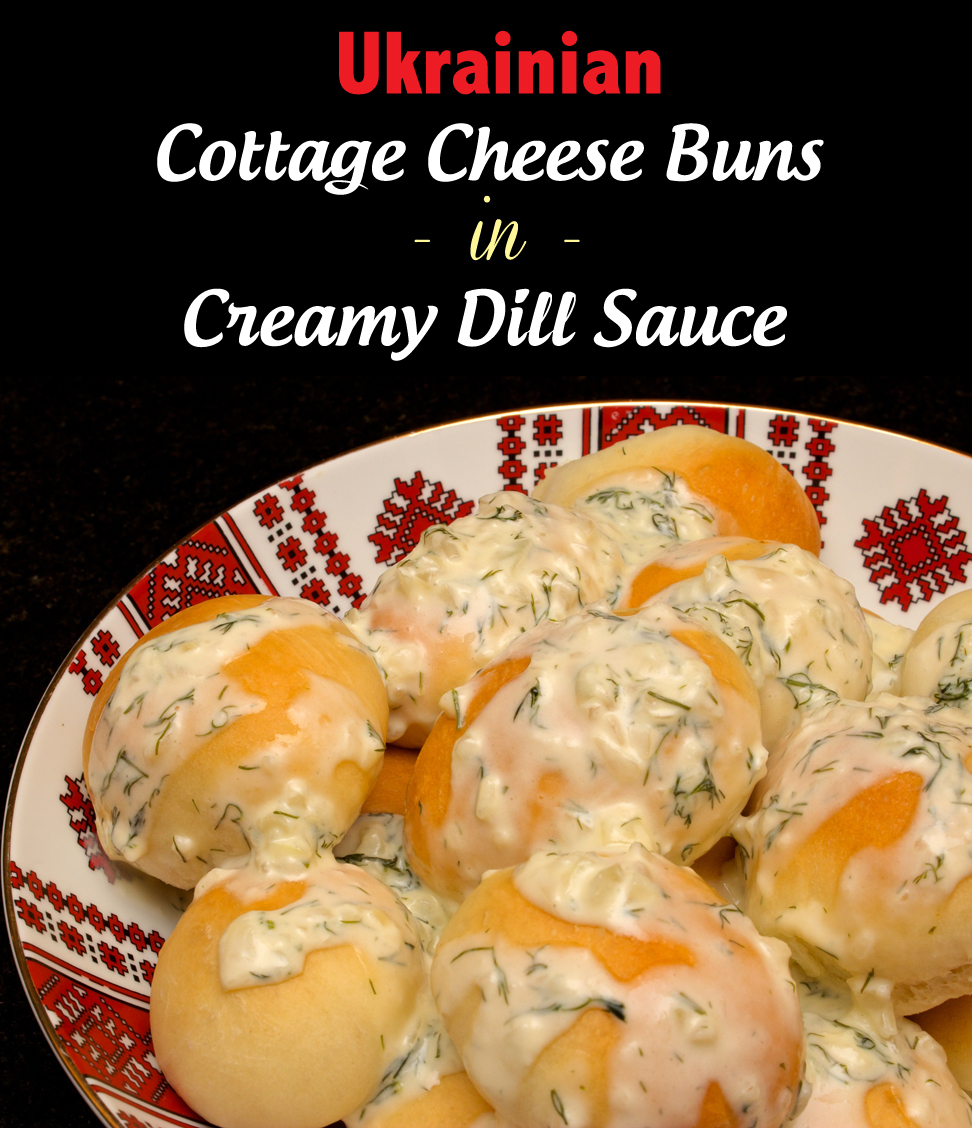 Perishke Ukrainian Cottage Cheese Buns In Creamy Dill Sauce