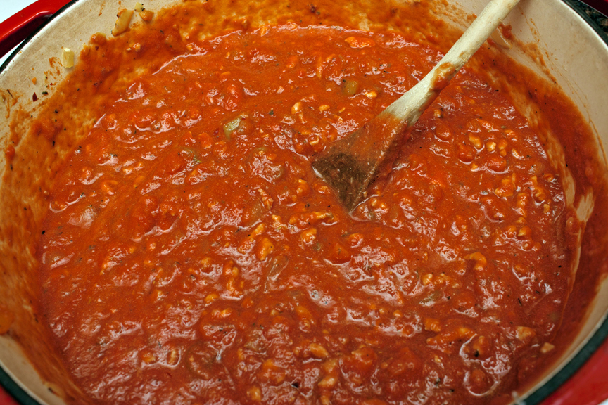 Claudia's Cookbook - Zucchini Spaghetti with Spicy Turkey Bolognese  18
