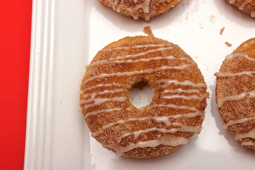 © Claudia's Cookbook - Browned Butter Eggnog Snickerdoodle Doughnuts 18