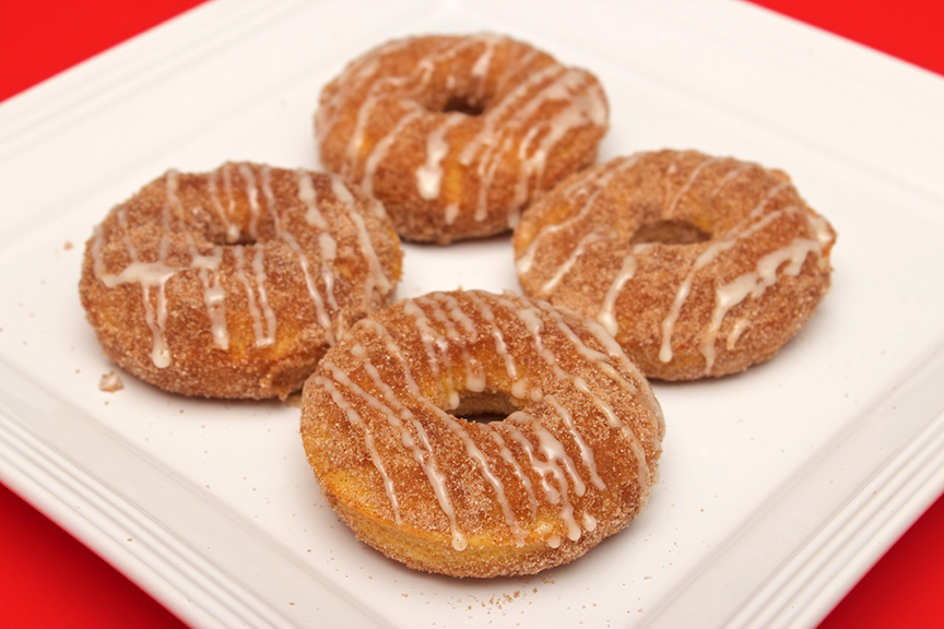 © Claudia's Cookbook - Browned Butter Eggnog Snickerdoodle Doughnuts 19