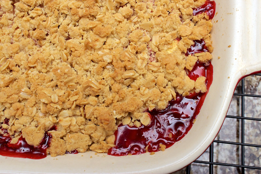 © Claudia's Cookbook - Strawberry Peach Crisp 13