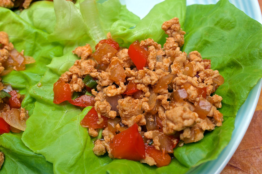 © Claudia's Cookbook - Spicy Chicken Lettuce Wraps 10