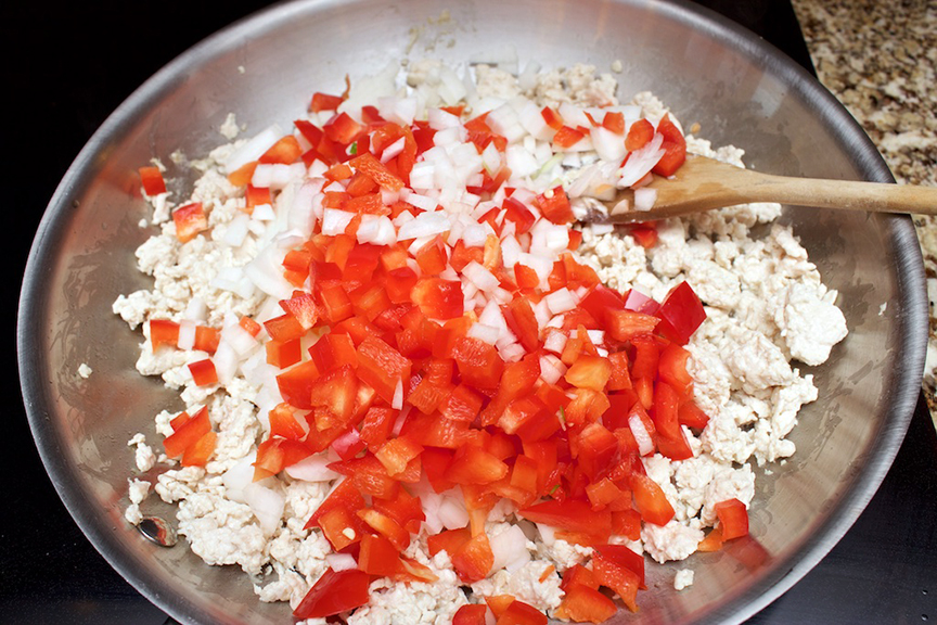 © Claudia's Cookbook - Spicy Chicken Lettuce Wraps 2