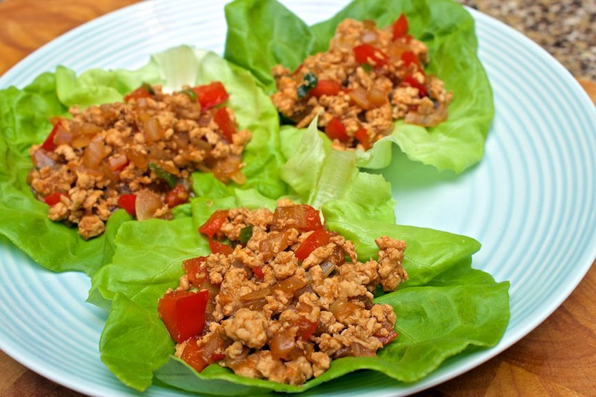 © Claudia’s Cookbook – Spicy Chicken Lettuce Wraps 9