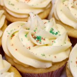 egg nog, cupcakes, buttercream,