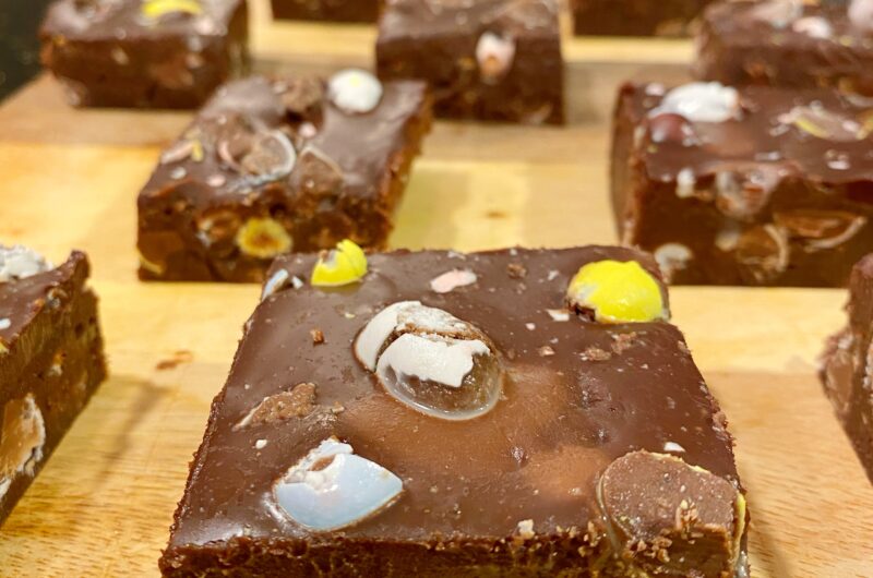 Cadbury Mini Egg Brownies